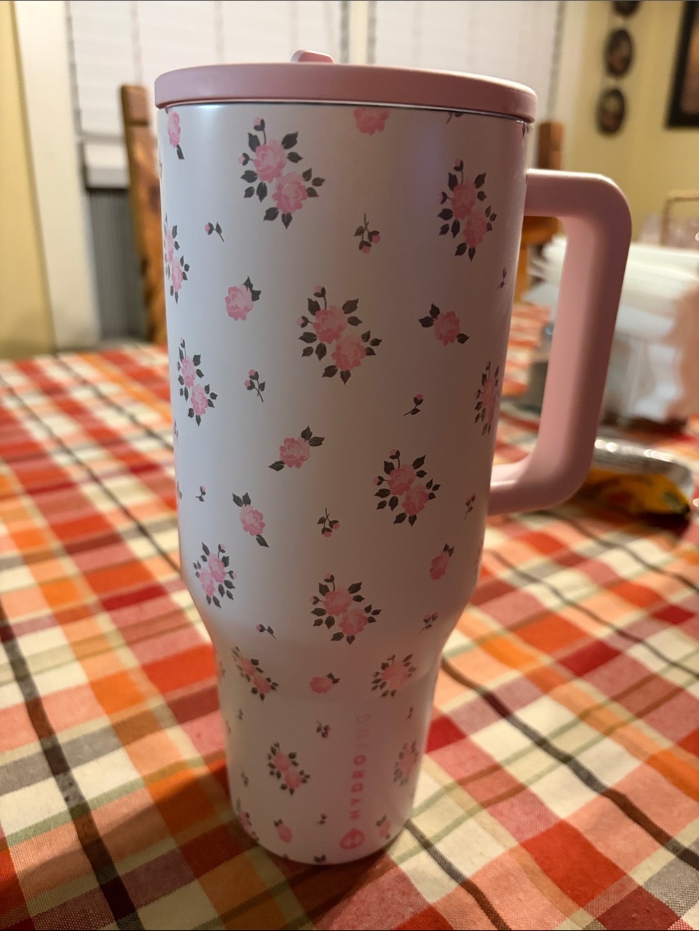 40oz HydroJug Wildrose tumbler